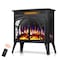 Edendirect 23.46'' Freestanding Electric Fireplace Heater, Adjustable Brightness and Heating Mode, Black S230B-BLACK - alternate 1